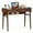 Brown, variant on Costway Bamboo Writing Desk 39.5'' Computer Study Desk with 2 Storage Drawers & Open Shelf