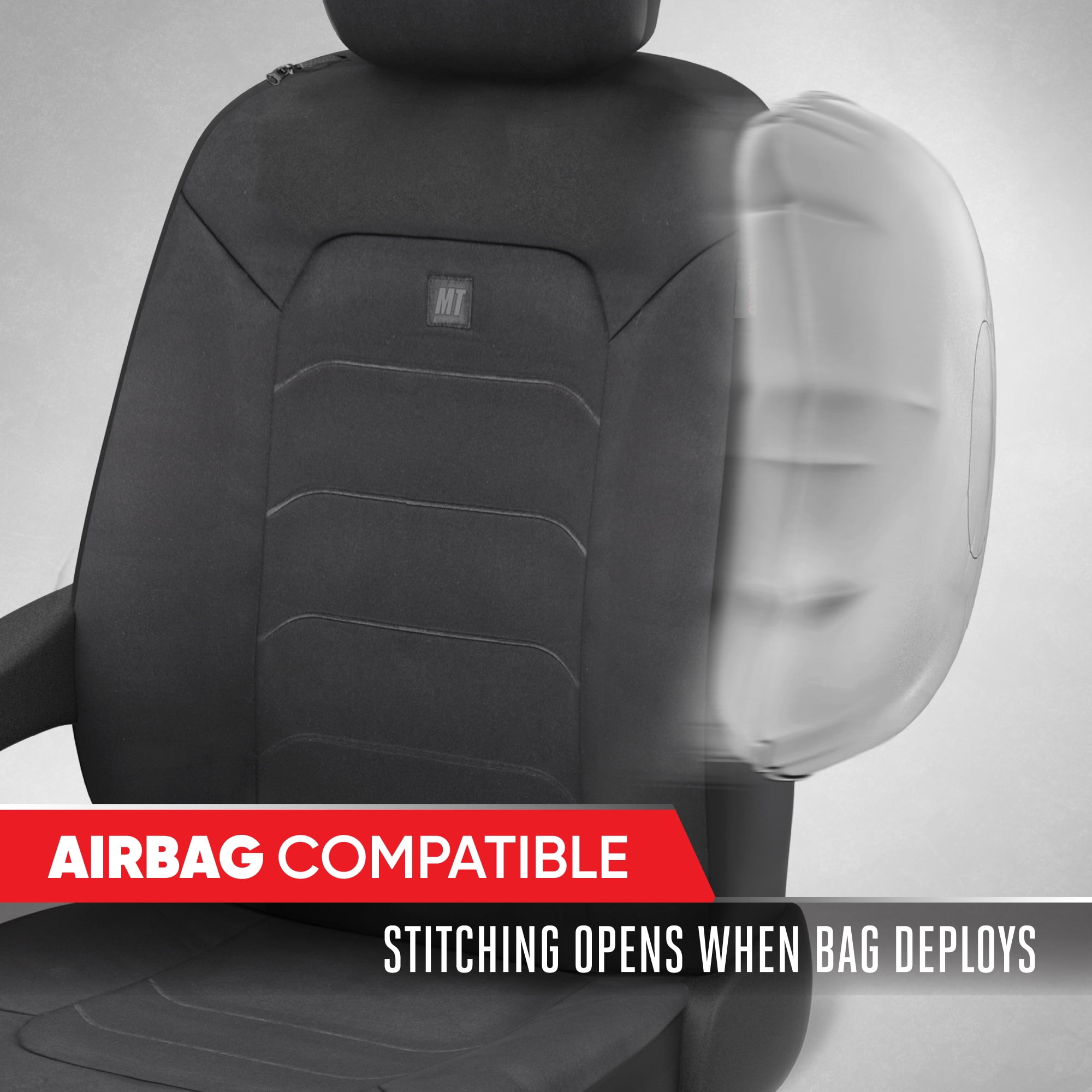 Neoprene Advantage Waterproof Seat Covers - Truck, Van & SUV Seat Covers for Cars, Universal Fit for Car Seats, Black