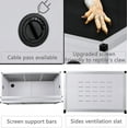 thumbnail image 6 of PVC Reptile Enclosure Up To 4x2x2FT Stackable ToxiRium Large Reptile Terrarium 120 Gallons for Bearded Dragon Gecko Lizard Snake, Wide Breeding Vivarium Area with Sliding Doors -2pcs with Spacers, 6 of 11