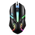 thumbnail image 1 of Ruiboury USB Gaming Keyboard and USB Mouse LED Backlit Keyboard Firm Durable Colorful Glowing Gaming Mouse Computer Accessories Black, 1 of 5