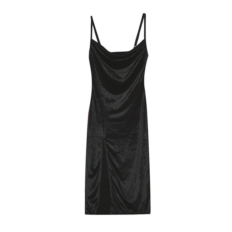 FJUCHAI Slip Dress for Women, Fashion Slim Split Halter Dress Women's Full Slips Basic Under Dress Nightgown Nightwear - Walmart.com FJUCHAI Slip Dress for Women, Fashion Slim Split Halter Dress Women's Full Slips Basic Under Dress Nightgown Nightwear - Walmart.com