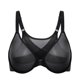 thumbnail image 1 of Sostén DELMIRA 36DD de Malla Transparente con Cierre Frontal Talla Grande Negro, 1 of 4