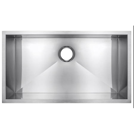 American Imaginations 27-in. W CUPC Approved Laundry Sink With Brushed Nickel Finish And 18 Gauge