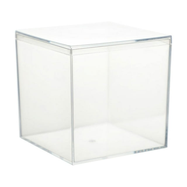 Gift Boxes with Lids Transparent Acrylic Storage Box with Plastic Cover Toy Wedding Birthday Party Gift Candy Boxsmall Gift Boxes
