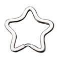 thumbnail image 2 of Pack de 30 Anillas Divididas de Metal en Forma de Estrella Ideales para Llaveros, 2 of 5