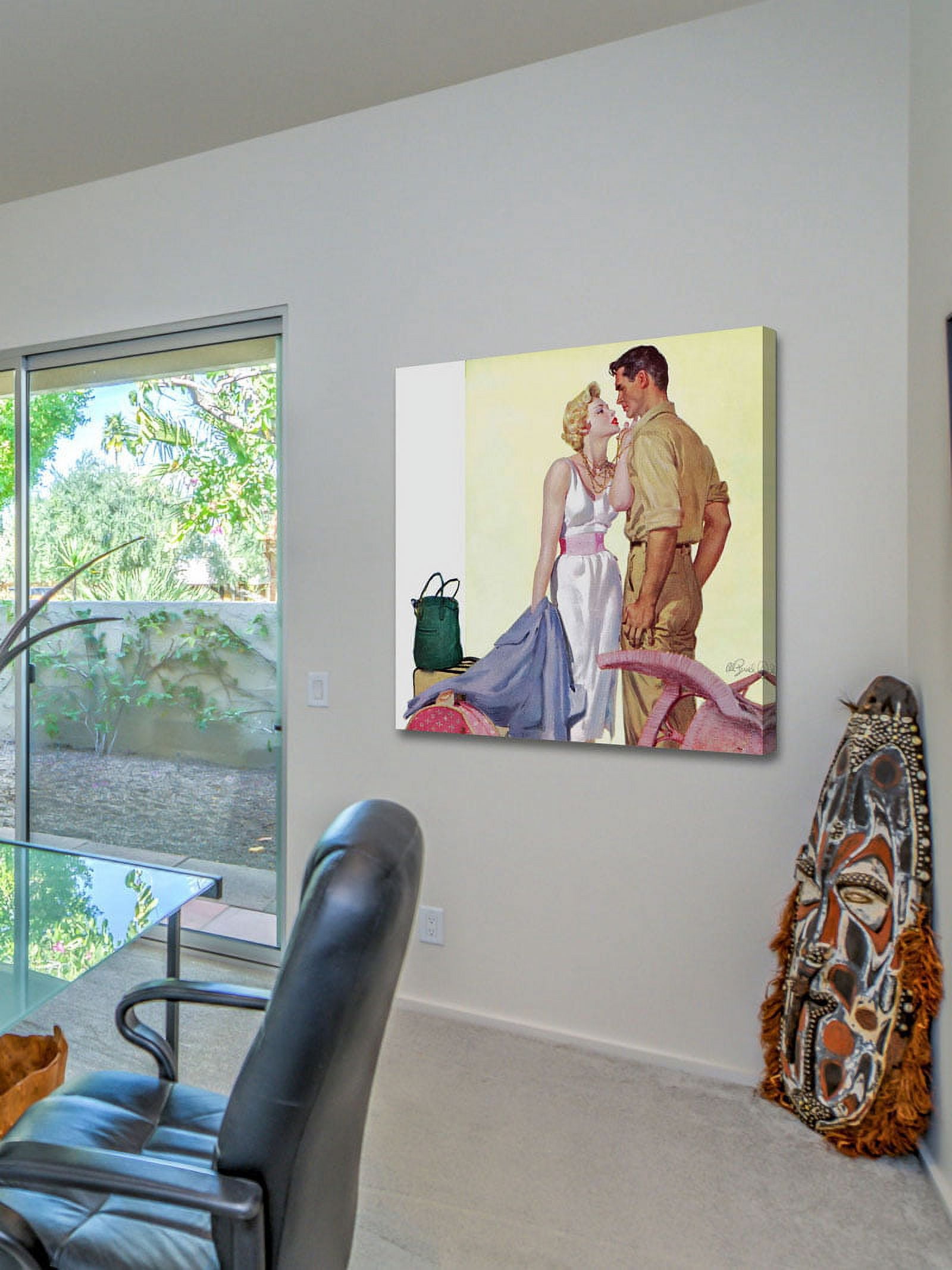 "Bad Woman" Painting Print on Wrapped Canvas
