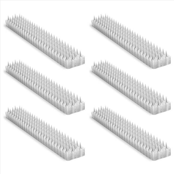 60X Spikes Repeller Cat Plastic Bird Repellent Anti Pigeon Anti-Bird Squirrel Garden Fences Control Transparent Spikes,60 x Spikes Repeller,Transparent