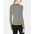 thumbnail image 5 of maison Jules Womens Striped Knit Sweater, Multicoloured, X-Large, 5 of 5