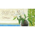 thumbnail image 3 of Warminski 14x9 Black Modern Framed Museum Art Print Titled - Floral GREETINGS II, 3 of 5