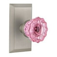 thumbnail image 2 of Nostalgic Warehouse Stucrp_Prv_234_Nk Studio Solid Brass Rose Privacy Door Knob Set -, 2 of 7