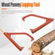 thumbnail image 2 of Elevador de troncos de madera, gancho para rodillo de troncos que ahorra esfuerzo, de acero inoxidable, naranja, piezas y accesorios para herramientas eléctricas, 2 of 5
