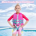 thumbnail image 3 of Gogokids Kids Swim Vest Life Jacket-Toddler Float Buoyancy Swimsuit Trainer Vests Swim Aid Jacket for Age 1-9 Years, Pink, 3 of 9