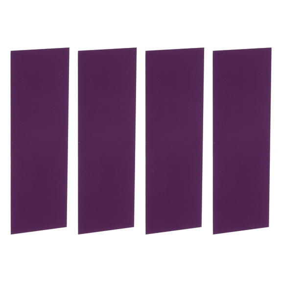 Uxcell 4 Pack Knife Handle Liner, 4.7" x 1.6" x 0.04" G10 Spacer Sheets Knife Handle Spacer Material for Knife Scales Slabs Making Supplies Tool, Purple