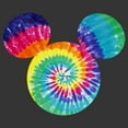 thumbnail image 2 of Men's Mickey & Friends Rainbow Tie-Dye Mickey Mouse Logo Graphic Tee Charcoal Heather X Large, 2 of 5