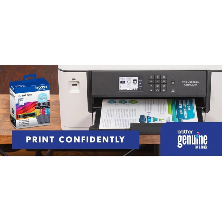 Brother Genuine LC402 3PK Colored Print Inkjet - Standard Yield