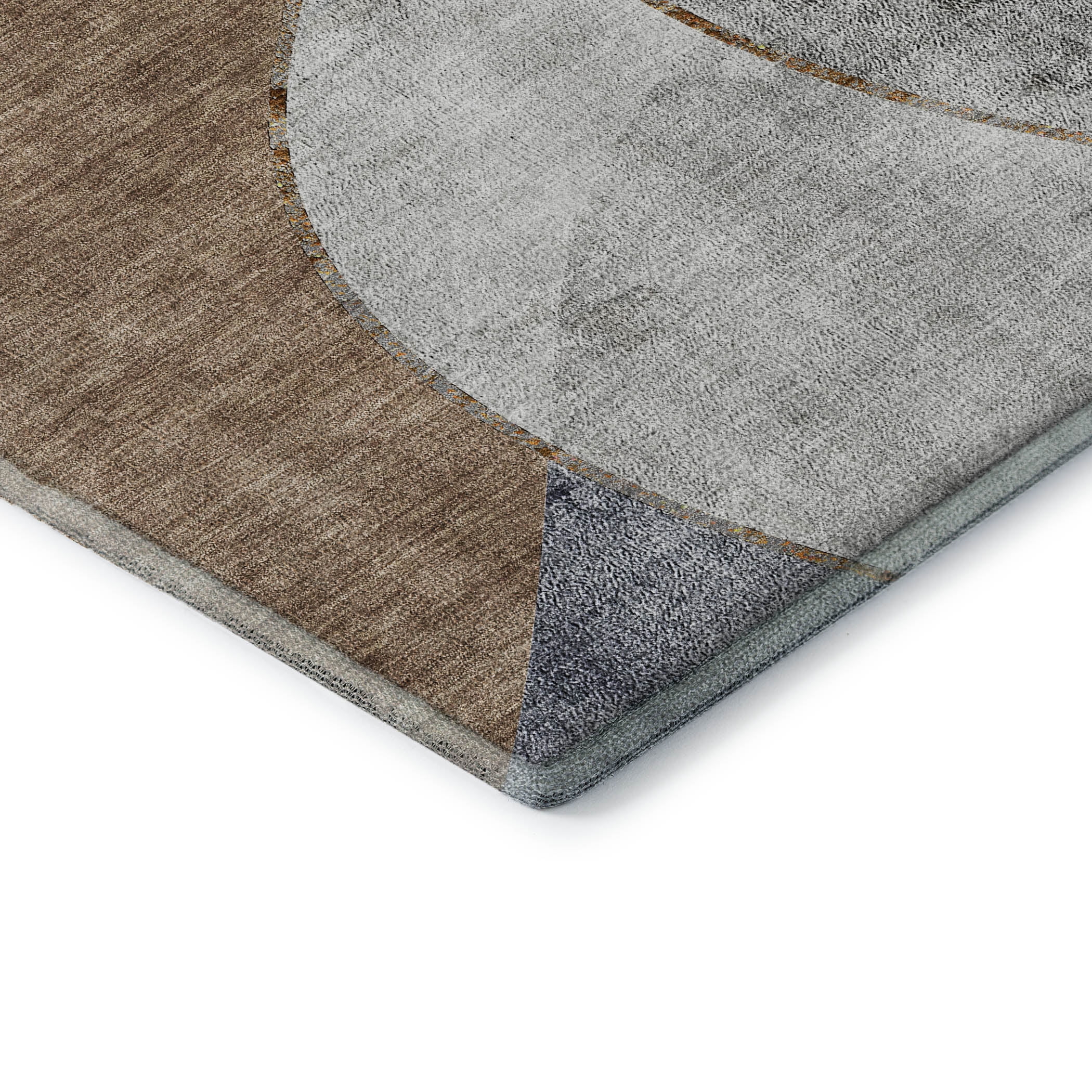 Addison Rugs Mayfield Washable Transitional Art Deco Gray Rectangle Rug, 8' x 10'