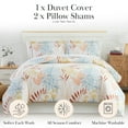 thumbnail image 2 of Tropic Leaf Oversized Premium Collection Duvet Cover Set, 2 of 9