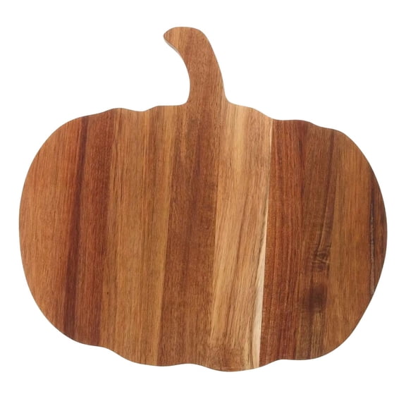 Pumpkin Shaped Cutting Board Wooden Chopping Board for Meat Vegetables Fruits Kitchen Halloween Serving Tray