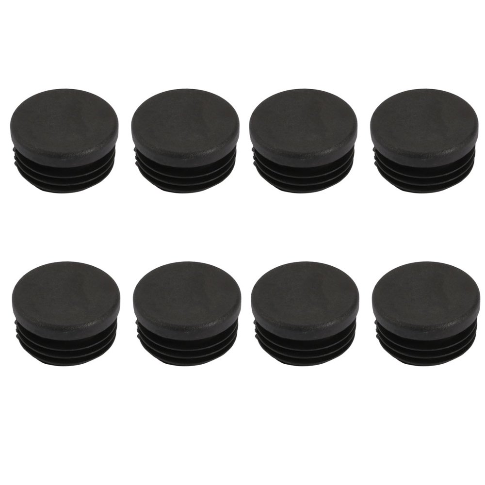 8 Pcs Chair Table Leg Plastic Cap Round Tube Insert Fit 35mm Pipe Outer