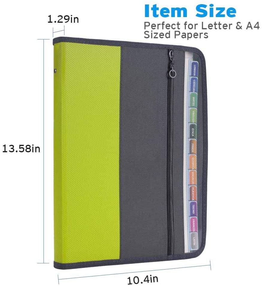 Buy 13 Pocket Expanding File Folder with Sticky Labels, Accordion File