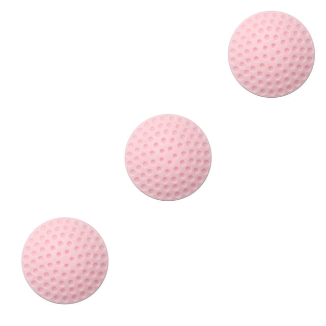 stanreset 4pcs Silicone Door Handle Protection Pad Candy Color Round Bumper Wall Pad Mute Handle Protection Pad Safety Protection pink 3Set