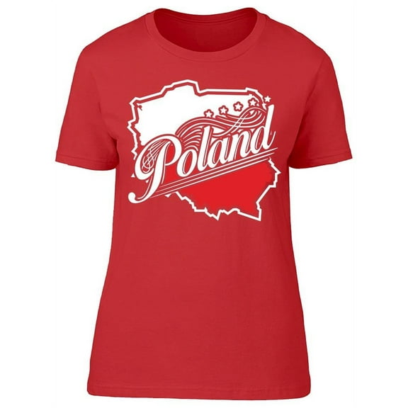 Poland Graphic T-Shirt Women -Image by Shutterstock, Female Large