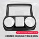 thumbnail image 5 of Panel de bisel de consola central rojo negro antiarañazos para Jeep Wrangler JK 2011-2017, 5 of 8