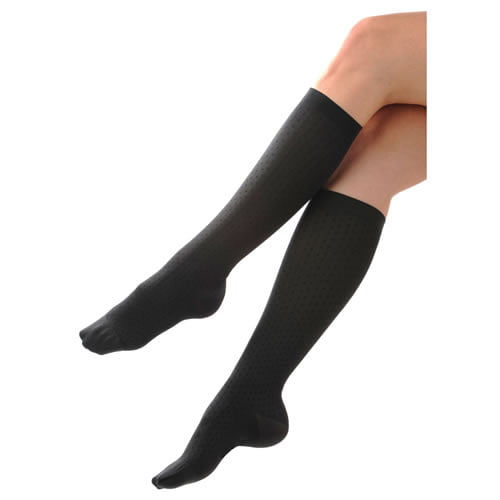 Women's Trouser Socks Black 8-15 mmHg - Walmart.com - Walmart.com
