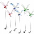 thumbnail image 1 of 6pcs 6 Pack Dragonfly Clip 3D Dragonfly Garden Stakes Decor Fly Deterrent Dragonfly Humming Bird Stakes Deer and Horse Fly Deterrent Garden Bird and Fly S, 1 of 4