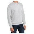 thumbnail image 4 of Mens Core Fleece Classic Crewneck Cotton/Poly fleece Sweatshirt Ash 4XL, 4 of 6