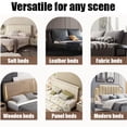 thumbnail image 6 of High-Quality Thickened Velvet Headboard Cover, Quilted Bed Head Slipcover, Washable Bedroom Decor, for Standard & King Size Double Beds, 6 of 6
