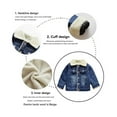 thumbnail image 4 of XQYLOS Boys Hooded Jean Jacket Lightweight Denim Outerwear, Western Trendy Streetwear Coat for Fall Teens Toddler Kids, 4 of 7