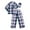 Vivid White, variant on Matching Family Pajamas Kids' Notch Collar Top and Pants Gift Set, 2-Piece, Sizes XS-XXL