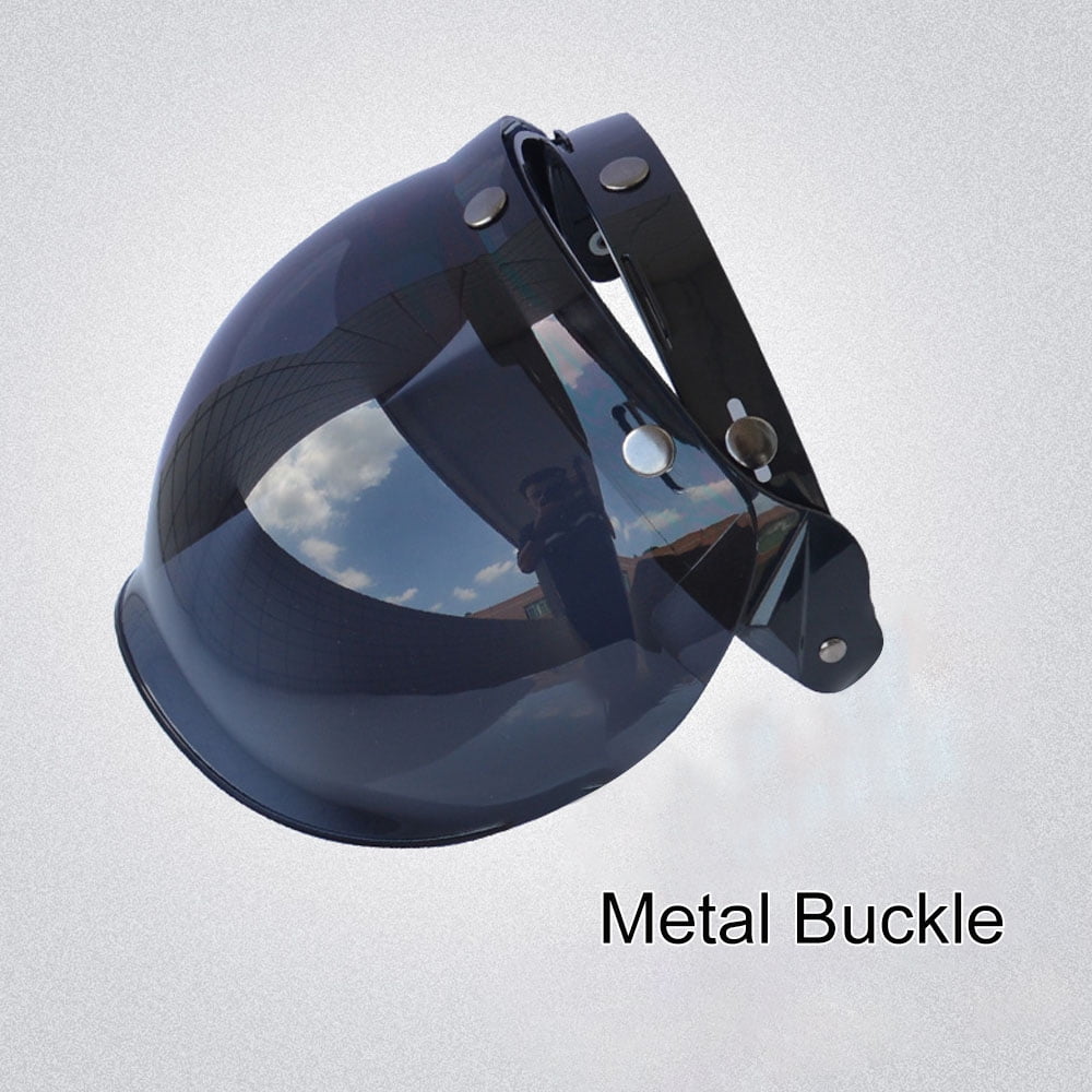 bubble motorcycle helmet Biltwell Shield Anti-Fog Moulded polycarbonate visors available in several finishes Vintage Motorcycle Helmet with Snap-On