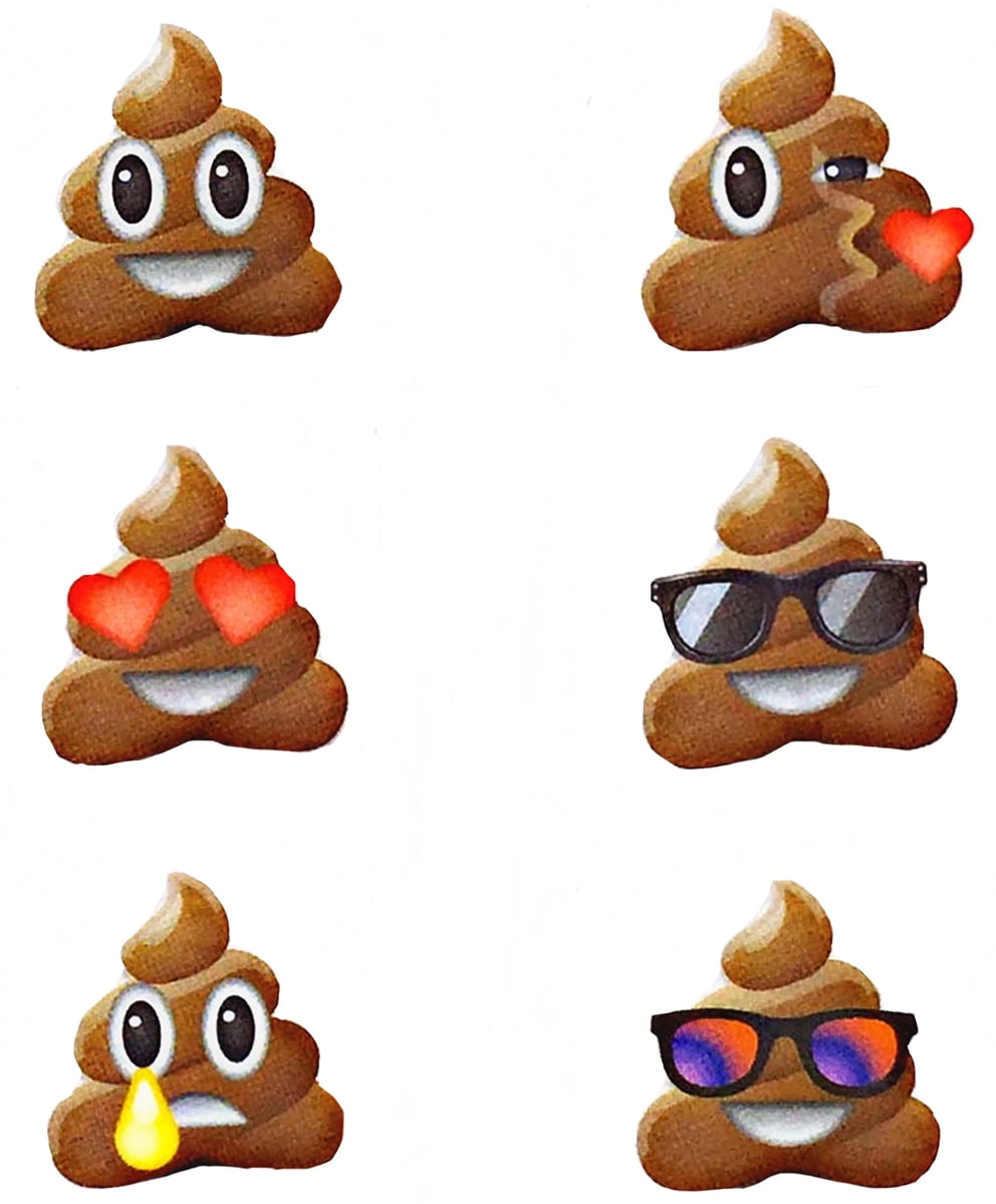Embellishments Papercraft Poop Emoji Sticker Emoji Stickers Poop Emoji