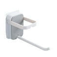 thumbnail image 4 of Workhe Hanger Wall Mounted Self Adhesive Storage Hook Foldable Self Adhesive Storage Hook Plastic Clothes Rack Organizer, Gray, 4 of 9