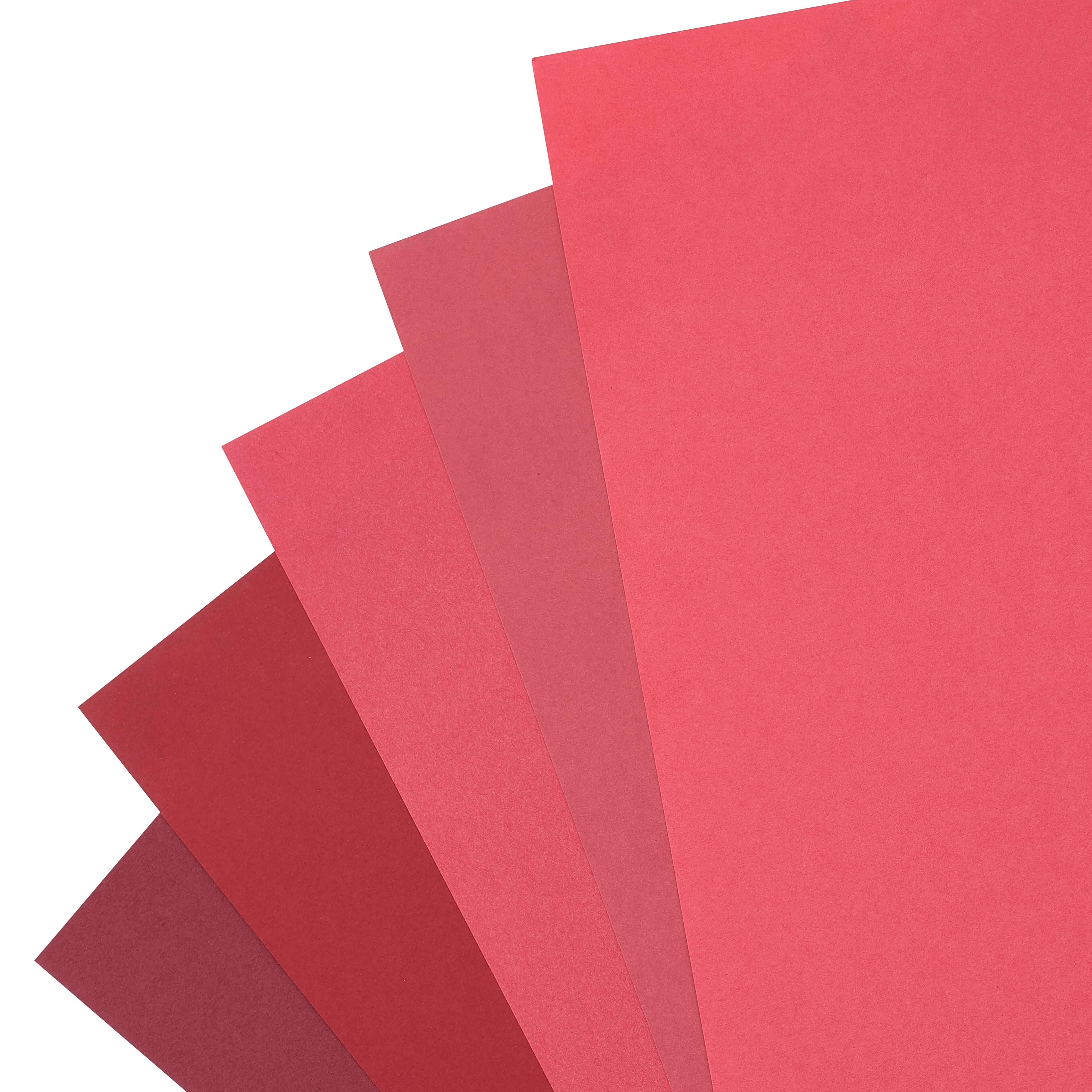 Shades of Red 8.5 x 11 Cardstock Paper by Recollections™, 50 Sheets 