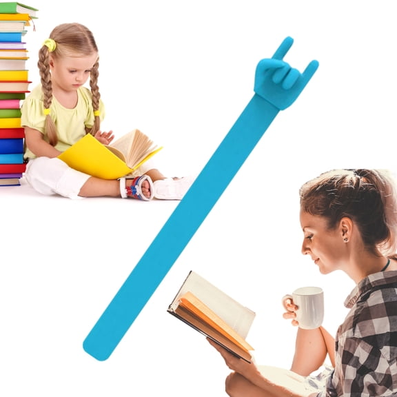 SHENERDA Cute Page Holder Lovely Bookmark Reading Accessory Multifunctional Silicone Book Page Holder Beautiful Funny Book Page Marker for School Reading Presents methodical