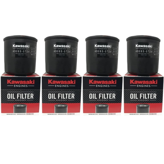 4 Pack OEM Kawasaki Oil Filter 49065-0734 (replaces 49065-7010 / 49065-0724)