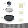 thumbnail image 3 of Famiware Nebula Stoneware Dinnerware Sets, 12-Piece Dish Set, Multi-color, 3 of 6