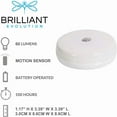 thumbnail image 3 of SAYDY Wireless LED Motion Sensor Light 3 Pack | LED Closet Light | Portable Battery Operated Light | Motion Activated Indoor Hallway Stair Light | Night Light | Wall Light, 3 of 5
