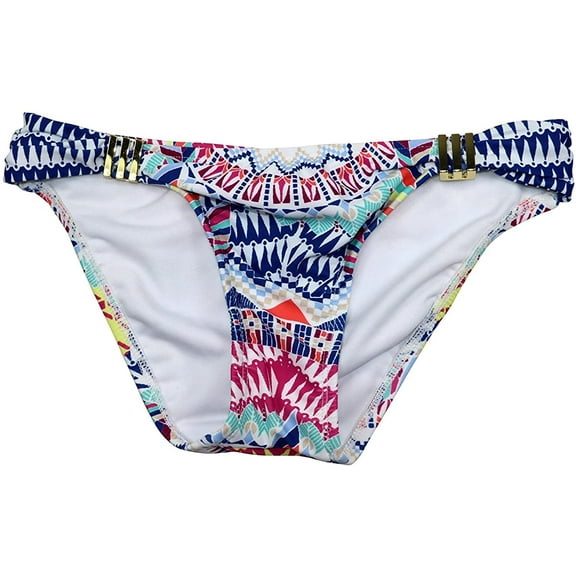 Bar III Women's Talula Hardware Swimwear Bottom, Indigo, X-Large