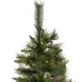 thumbnail image 5 of Northlight Real Touch™️Pre-Lit Slim Canyon Pine Artificial Half Wall Christmas Tree - 7.5' - Clear, 5 of 8