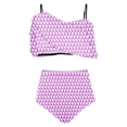 thumbnail image 5 of Nrmvnmi Women Two Piece Swimsuits Halter Top And Underpants Ruffle High Waisted Bikini Ruched Bathing Suit with Bottom Mothers Day Gifts, 5 of 5