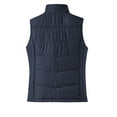 thumbnail image 6 of Port Authority Ladies Puffy Vest-M (Dark Slate/Black), 6 of 6