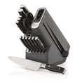 thumbnail image 1 of Ninja K32014 Foodi NeverDull Premium - Sistema de cuchillos de 14 piezas con afilador integrado, cuchillos alemanes de acero inoxidable, color negro, 1 of 10