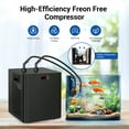 thumbnail image 5 of Ecojoy  Aquarium Water Chiller 75GAL 1/3HP Fish Tank Chiller, 300L Cooling System with Quiet Design Compressor Refrigeration, 5 of 10