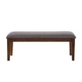 thumbnail image 1 of Steve Silver Stratford Walnut Finish Wood Bench, 1 of 4