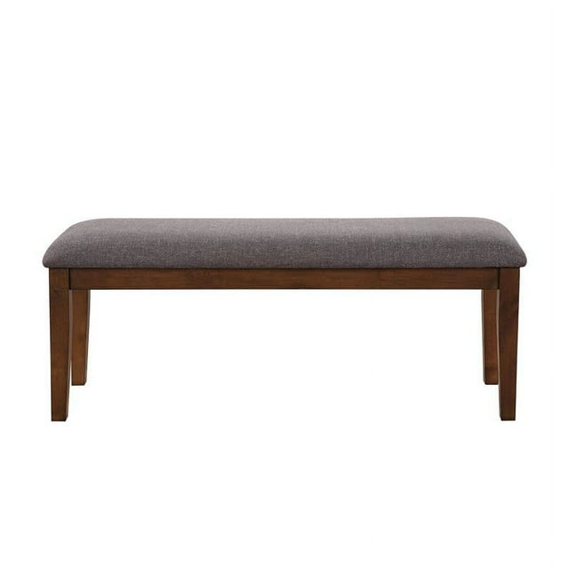 Steve Silver Stratford Walnut Finish Wood Bench
