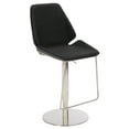 thumbnail image 6 of SAFAVIEH Pierro Gas Lift Bar Stool, Black/Brushed Nickle (19 in. W x 22 in. D x 35/45 in. H), 6 of 12